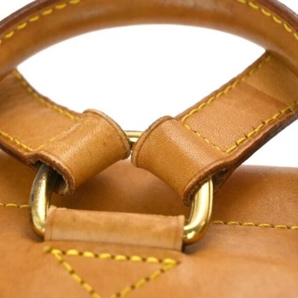 LOUIS VUITTON Logo Arlequin Backpack Bag Damier Ebene Brown N99038 97KC070 - Picture 10 of 16